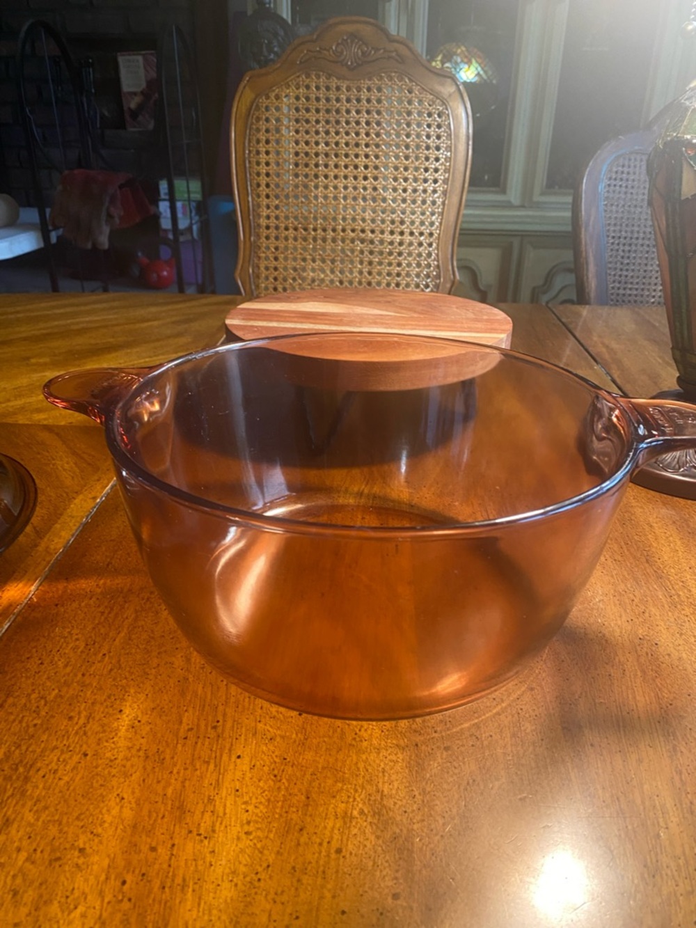 Corning Visions 4.5 Amber Glass Stock Pot - Picture 7 of 10